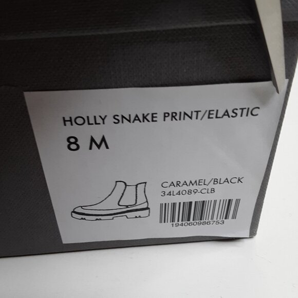 Aquatalia Holly Women's Ankle Boots size 8M Python Embossed Leather - Picture 12 of 12